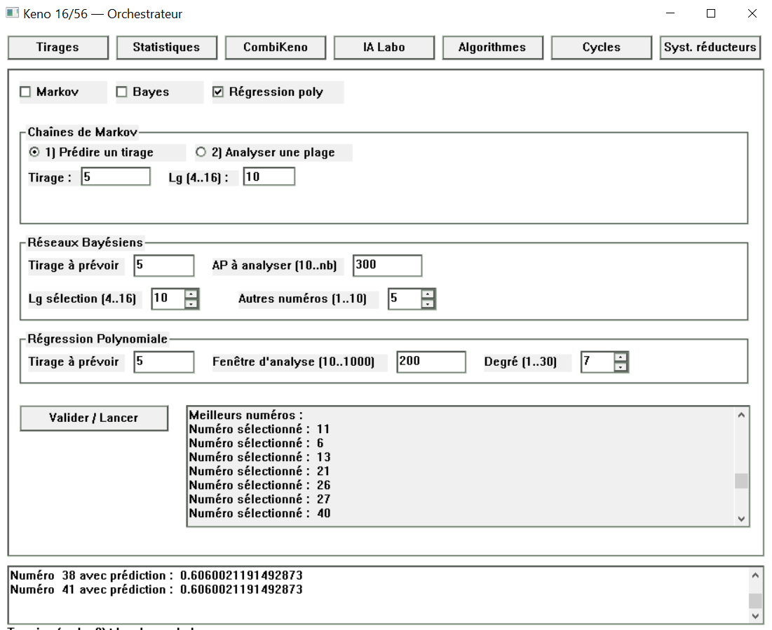 Formulaire algorithmes mathématiques